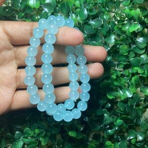 sky blue handmade bracelets unisex